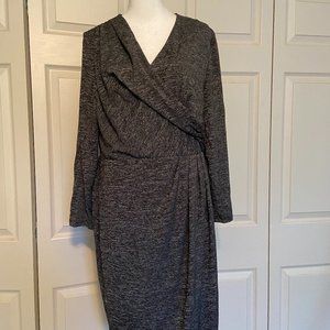 Chico's Heathered Crossover Short Dress